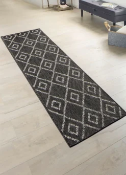 Außenbereich geeignete Läufer im Sisal-Look