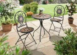 Bistro-Set Stern aus Eisen