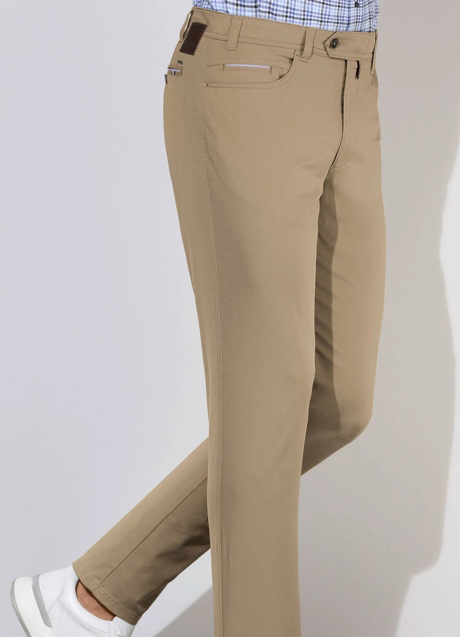"Brühl"-Hose mit Bundübertritt in 3 Farben