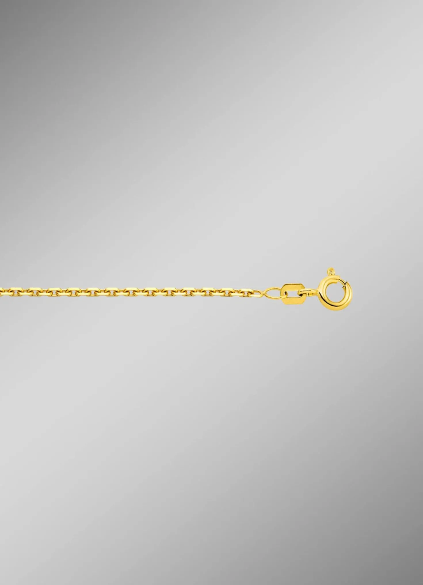 Diamantierte Ankerkette aus Gold