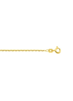 Diamantierte Ankerkette aus Gold