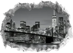 3D-Wand-Tattoo New York mit beeindruckendem 3D-Effekt