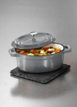 „GSW“ Mini Serviertöpfchen aus Gusseisen
