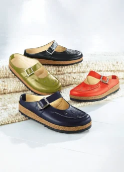 Haflinger Lederclog mit Applikation und Nieten