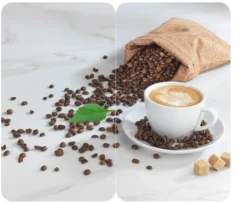 Herdabdeckplatten mit Café Aromatica-Motiv, 2er-Set