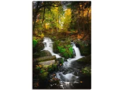 Hochwertiges Leinwandbild „Selkefall im Harz“
