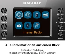 "Karcher" DAB 7000i Internetradio mit WLAN