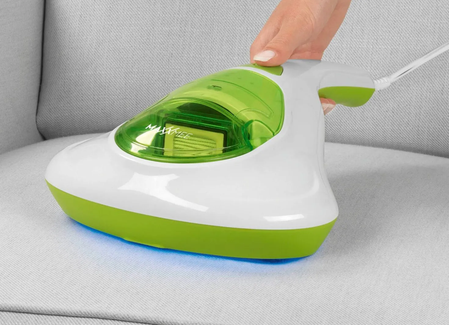 Milbensauger mit UV-C-Lampe
