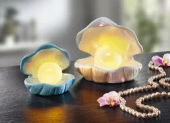 Muschel mit LED-Beleuchtung