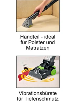 Profi-Reiniger 3-in-1 – für Teppiche und Hartböden
