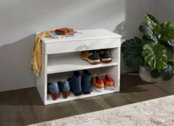Schuhregal mit Schublade