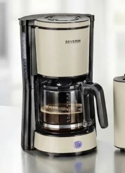 „Severin” Kaffeemaschine Type aus Edelstahl
