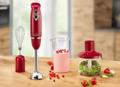 Stabmixer-Set mit 2-flügeligem Edelstahlmesser