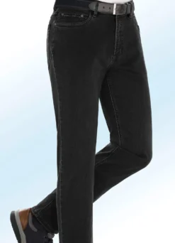 Superstretch-Jeans von „Suprax“ mit Gürtel