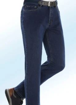 Superstretch-Jeans von „Suprax“ mit Gürtel