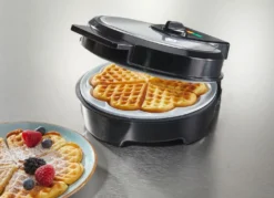 Waffeleisen für dünne und dicke Waffeln in nur 2–3 Minuten