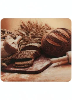 Wandblende aus Glas, Motiv Brot