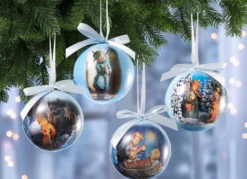 Weihnachtsbaumkugeln im 4er-Set