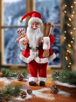 Weihnachtsmann mit Aufziehtechnik
