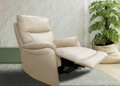 XXL Leder-Sessel mit Aufstehhilfe