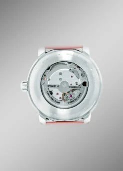 Zeppelin-Automatik-Herrenuhr mit Edelstahlgehäuse und Lederband